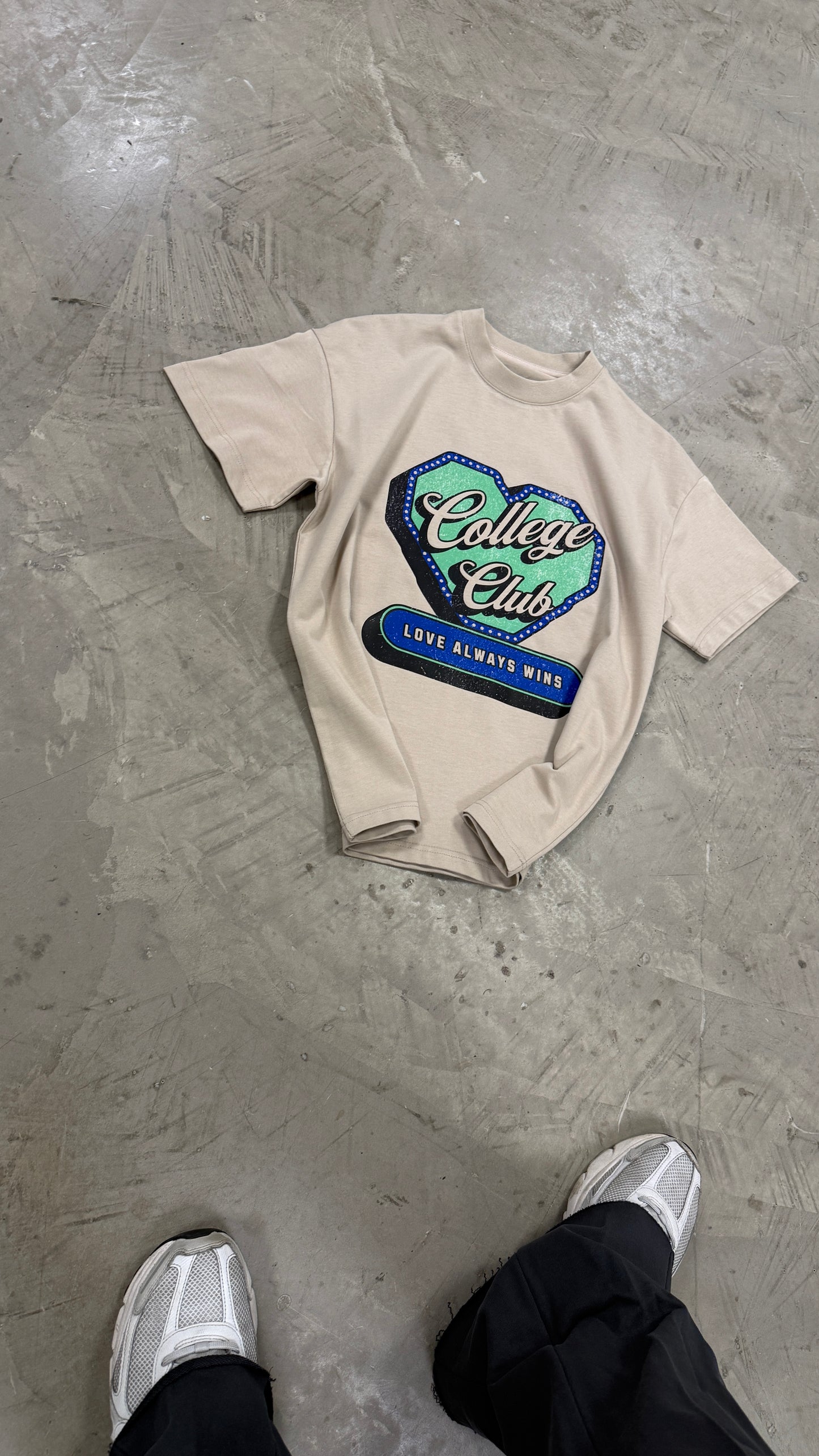 LAW College Club Heart T-shirt