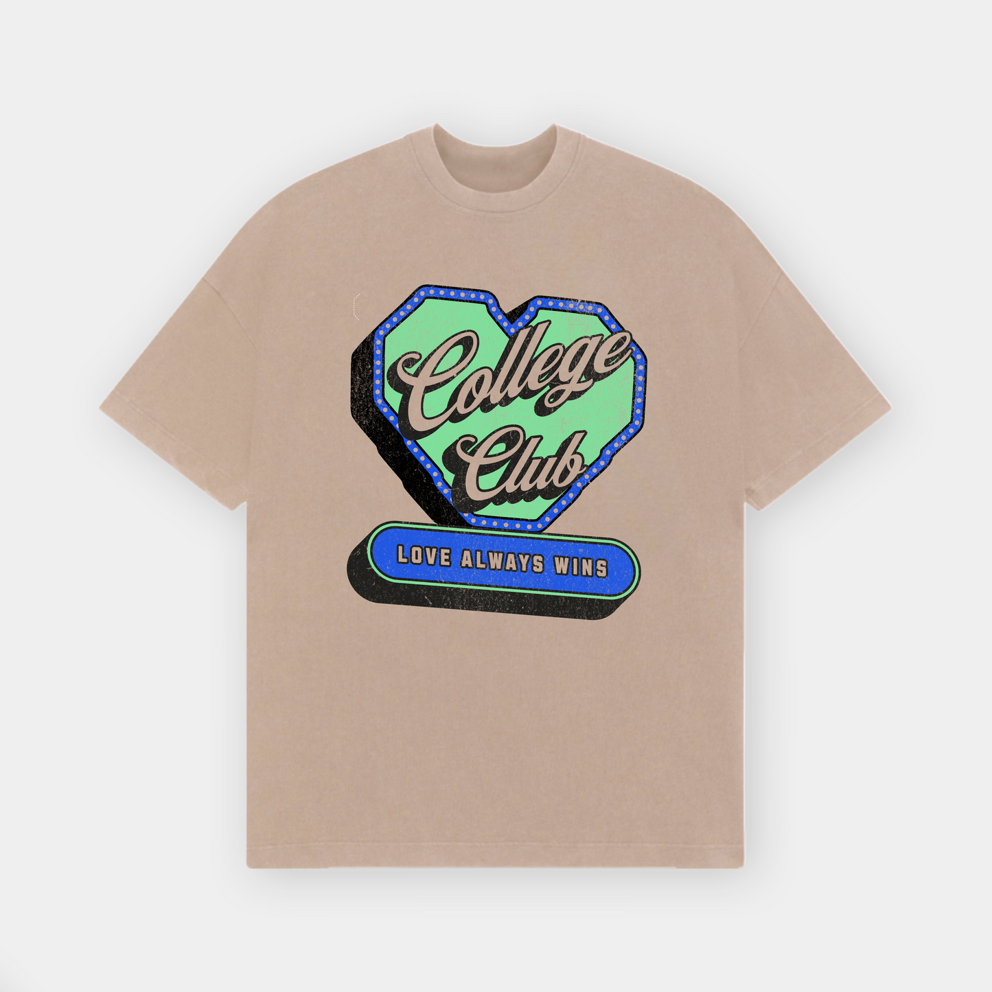 LAW College Club Heart T-shirt