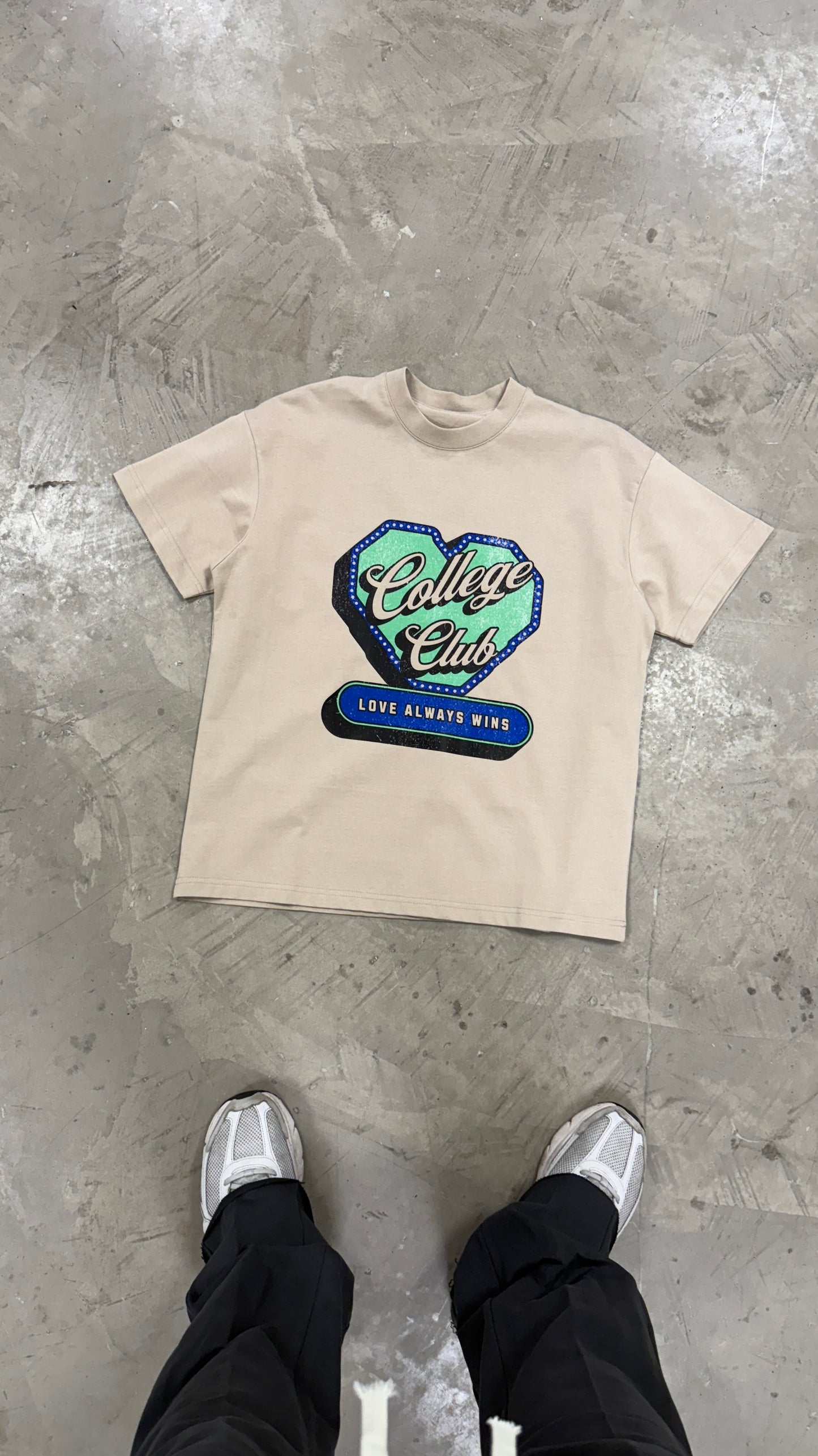 LAW College Club Heart T-shirt